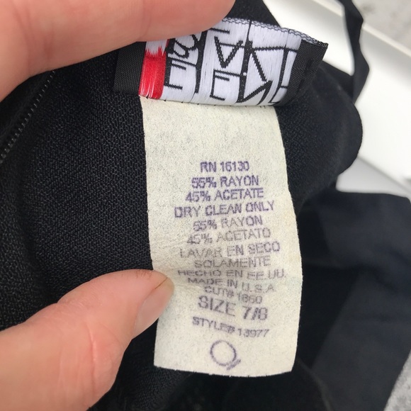 Gorgeous Black Evening Gown, Size 7/8 - Picture 6 of 6